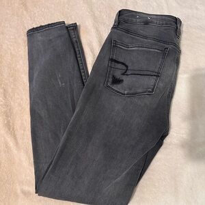 American Eagle Outfitters Dark Gray Skinny Jeans